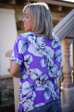 Load image into Gallery viewer, Purple Rose Short Sleeve
