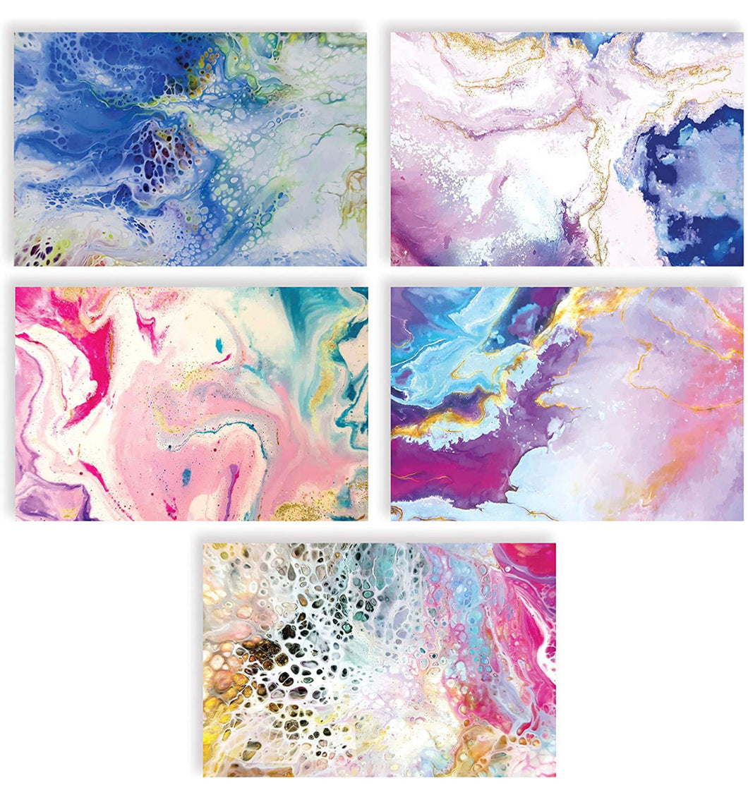 Greeting Card - Watercolor Marble