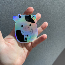 Load image into Gallery viewer, Vinyl Sticker - Holographic Milk Cow
