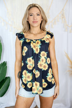 Load image into Gallery viewer, Swooning For Sunflowers - Flutter Sleeve
