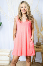 Load image into Gallery viewer, Hot To Trot Swing Dress- Neon Pink
