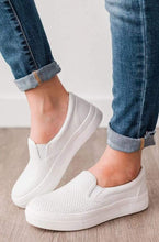 Load image into Gallery viewer, Slip Into Style Slip On Sneakers - White
