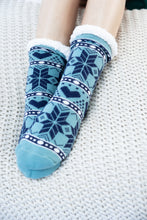 Load image into Gallery viewer, Snowflake Fleece Lined Socks
