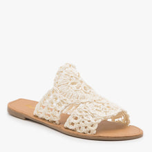 Load image into Gallery viewer, Crochet Raffia Sandals
